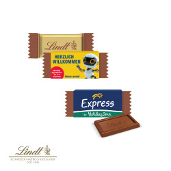 Lindt Schokoladen-Gruß im Werbeschuber