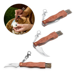 GUNTER. Taschenmesser aus Edelstahl und Holz
