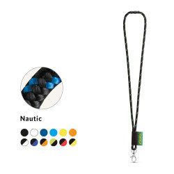 MANSFIELD. SET Lanyard NAUTIC Long (Ø 7 mm) mit 9 mm Schnappkarabiner und Ø 7 mm Sicherheitsverschluss
