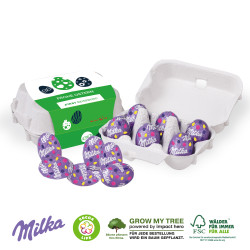SCHOKO-EIER 6ER MIT MILKA SCHOKOLADE SCHOKO-EIER 6ER MIT MILKA SCHOKOLADE