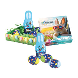 Osternest, Smarties®-Eier und Osterhase