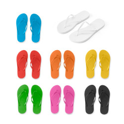 MAUPITI L / XL. Bequeme Flip-Flops mit PE-Sohle und PVC-Riemen
