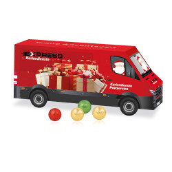 3D Adventskalender "Transporter" mit Fairtrade® Schokolade 3D Adventskalender "Transporter" mit Fairtrade® Schokolade