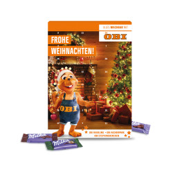 Wand-Adventskalender, Milka Schokolade