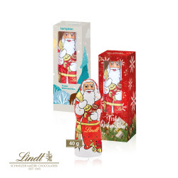 Lindt Weihnachtsmann, 40 g in Werbekartonage