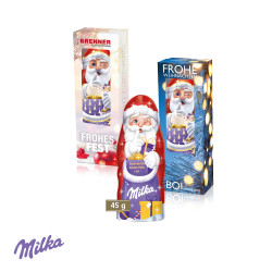 Milka Weihnachtsmann, 45 g in Werbekartonage