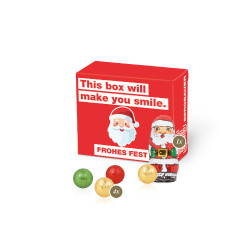 Werbebox "Santa", Fairtrade® Schokolade