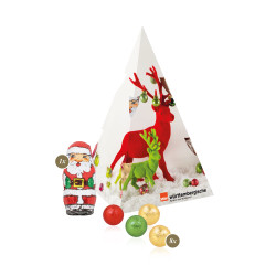 Präsent "Weihnachtsbaum", Fairtrade® Schokolade