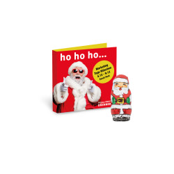 Werbe-Klappkarte mit Weihnachtsmann Fairtrade® Werbe-Klappkarte mit Weihnachtsmann Fairtrade®