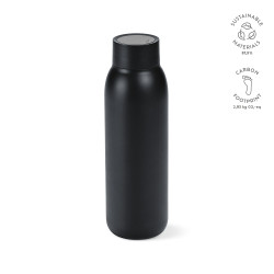 "La Plata Bottle" Trinkflasche aus recyceltem Edelstahl, 650 ml mit LED-Anzeige
