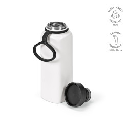 Ural Trinkflasche recycelter Edelstahl, 820 ml. 360° Push-Verschluss