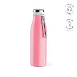 Arkansas 500 Trinkflasche recycelter Edelstahl, 495 ml. Mit Tragegriff Arkansas 500 Trinkflasche recycelter Edelstahl, 495 ml. Mit Tragegriff