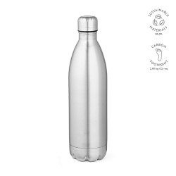 Mississippi 1100P Trinkflasche recycelter Edelstahl, 1100 ml. Glänzend Mississippi 1100P Trinkflasche recycelter Edelstahl, 1100 ml. Glänzend