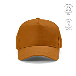"Hendrix Cap" Kappe aus recycelter Baumwolle (280 g/m²) mit Metall-Schnallenverschluss