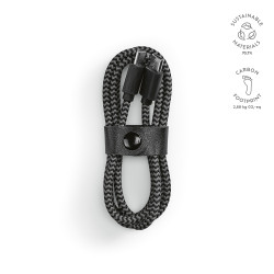 Koch Kabel aus rPET. 1 m. USB-C auf USB-C. Schnellladefunktion