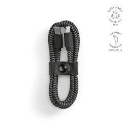 Ramanujan Kabel aus rPET. 1 m. USB-C auf Lightning. Schnellladefunktion