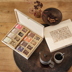 Geschenkset Premium Snacks in Birkenholzbox