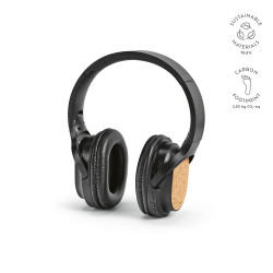 "Faraday Headphones" Kopfhörer aus rABS und Kork, 400 mAh, 8 Stunden Wiedergabezeit
