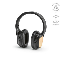 "Fleming Headphones" Kopfhörer aus rABS und Bambus, 400 mAh, 8 Stunden Wiedergabezeit