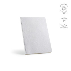 "Verne Notebook" A5 Notizbuch mit Umschlag aus Baumwollfasern mit 196 Seiten aus recyceltem Papier