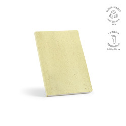 "Lewis Notebook" A5 Notizbuch mit Einband aus Maisstroh mit 196 Seiten aus recyceltem Papier (80 g/m²)