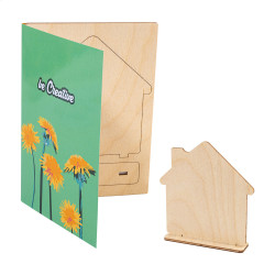 individuelle Puzzle-Postkarte, Haus SendCraft