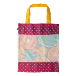 Individuelle Einkaufstasche SuboShop Mesh RPET, weiß