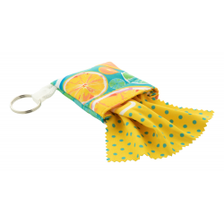 Individuelles Brillenputztuch Dioptry Carry, weiß