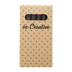 Individuelles Wachsmalstifte-Set (6 Stk.) Craxon 6 Eco, natur