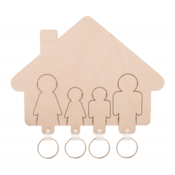 Schlüsselbrett Homey Plus, natur