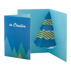 3D Weihnachtskarte Weihnachtsbaum Dimensions