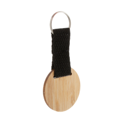 Bambus-Schlüsselanhänger, rund Stropp