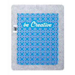 Individueller Tablethalter CreaFelt Tablet, grau/weiß