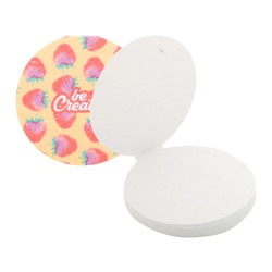 Individueller Haftnotizblock CreaStick Seed Circle, weiß