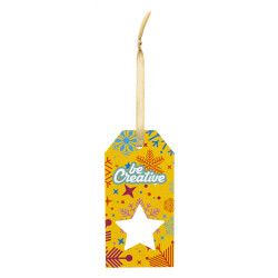 Geschenkanhänger, Stern PrinTag Plus