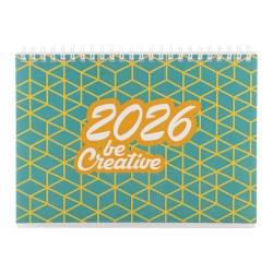 Individueller Tischkalender CreaDate Desk, weiß