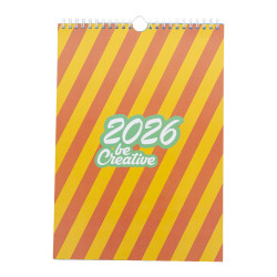 Individueller Wandkalender CreaDate Wall A4, weiß