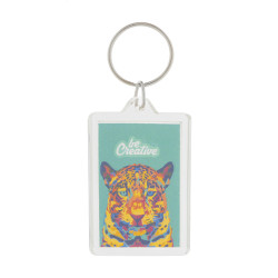 Schlüsselanhänger PrintFob, transparent