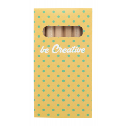 Individuelles Buntstifte-Set (6 Stk.) Penxil 6, weiß