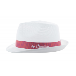 Hutband mit Sublimationsdruck Subrero XL , weiß