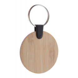 Bambus-Schlüsselanhänger, rund Bambry