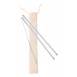 Trinkhalm-Set SteelSip, silber