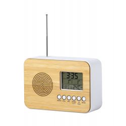 Radio-Tischuhr Bordio, natur Radio-Tischuhr Bordio, natur