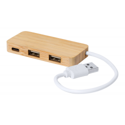 USB Hub BooHub, natur USB Hub BooHub, natur