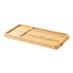 Organizer mit Wireless-Charger Flabo Plus, natur