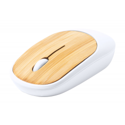 Optische Mouse Sikkim, weiß/natur