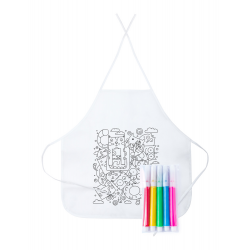 Schürze Yolen, weiß