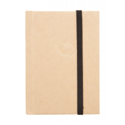 Notizbuch Carya, schwarz/natur Notizbuch Carya, schwarz/natur