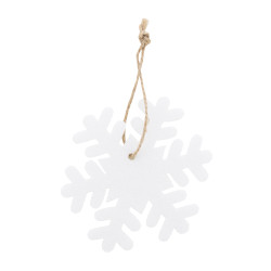RPET Weihnachtsbaumschmuck, Schneeflocke Joulox RPET Weihnachtsbaumschmuck, Schneeflocke Joulox