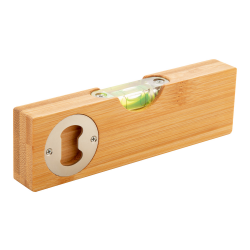 Wasserwaage mit Flaschenöffner Spiroo, natur